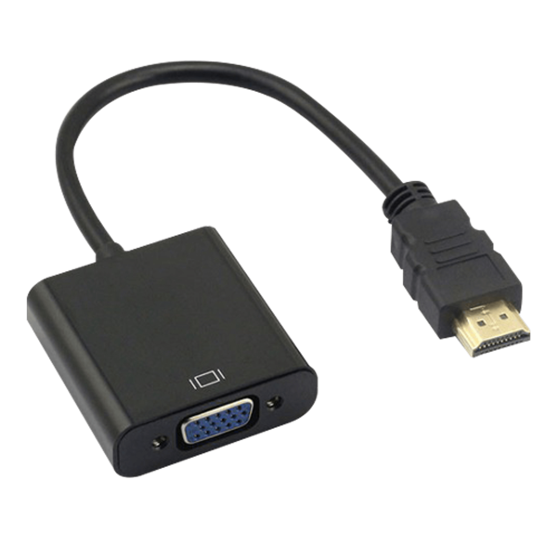 FAST ASIA adapter-konverter HDMI na VGA (m/ž) (Crni)