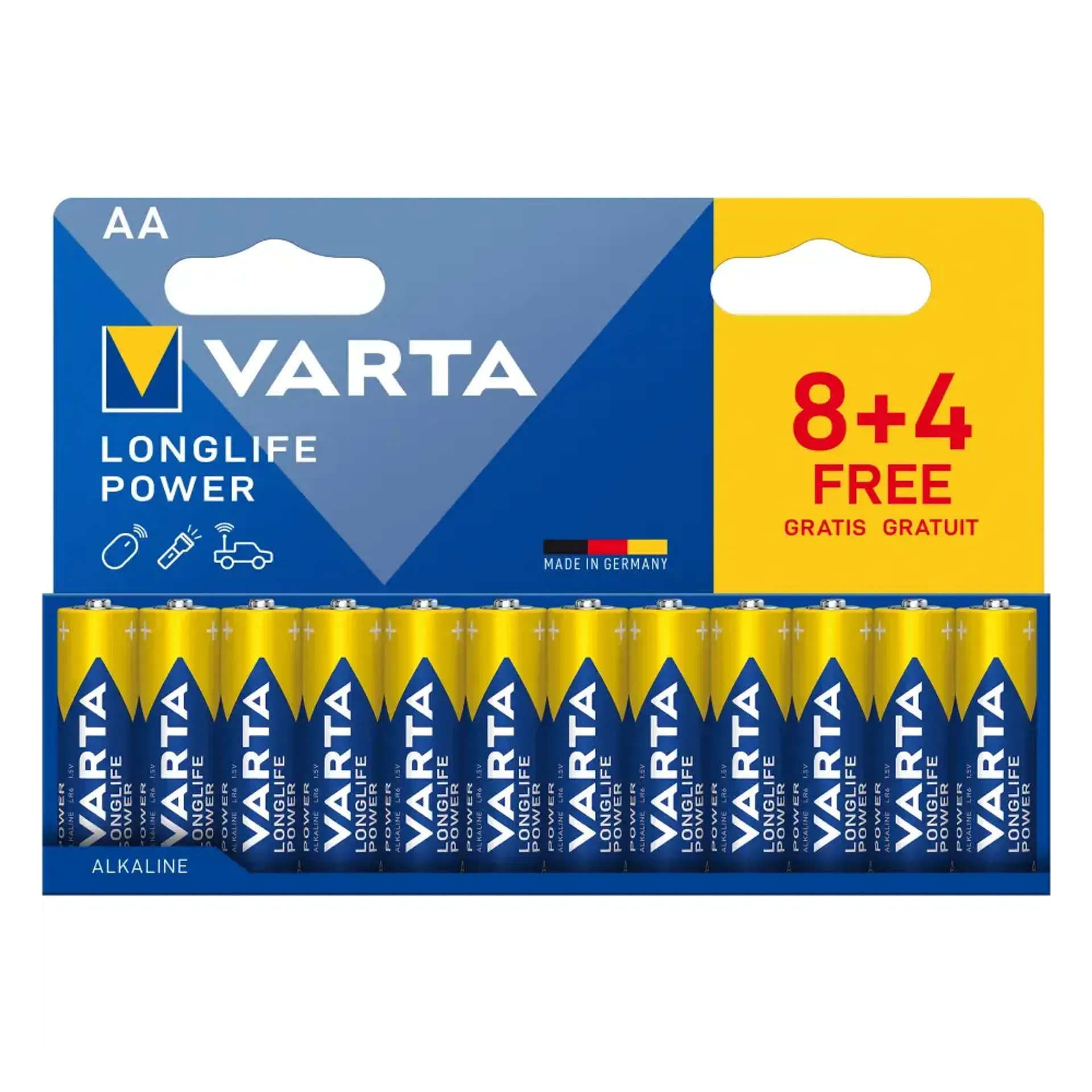 VARTA Longlife Power LR6 AA Alkalne baterije 12/1