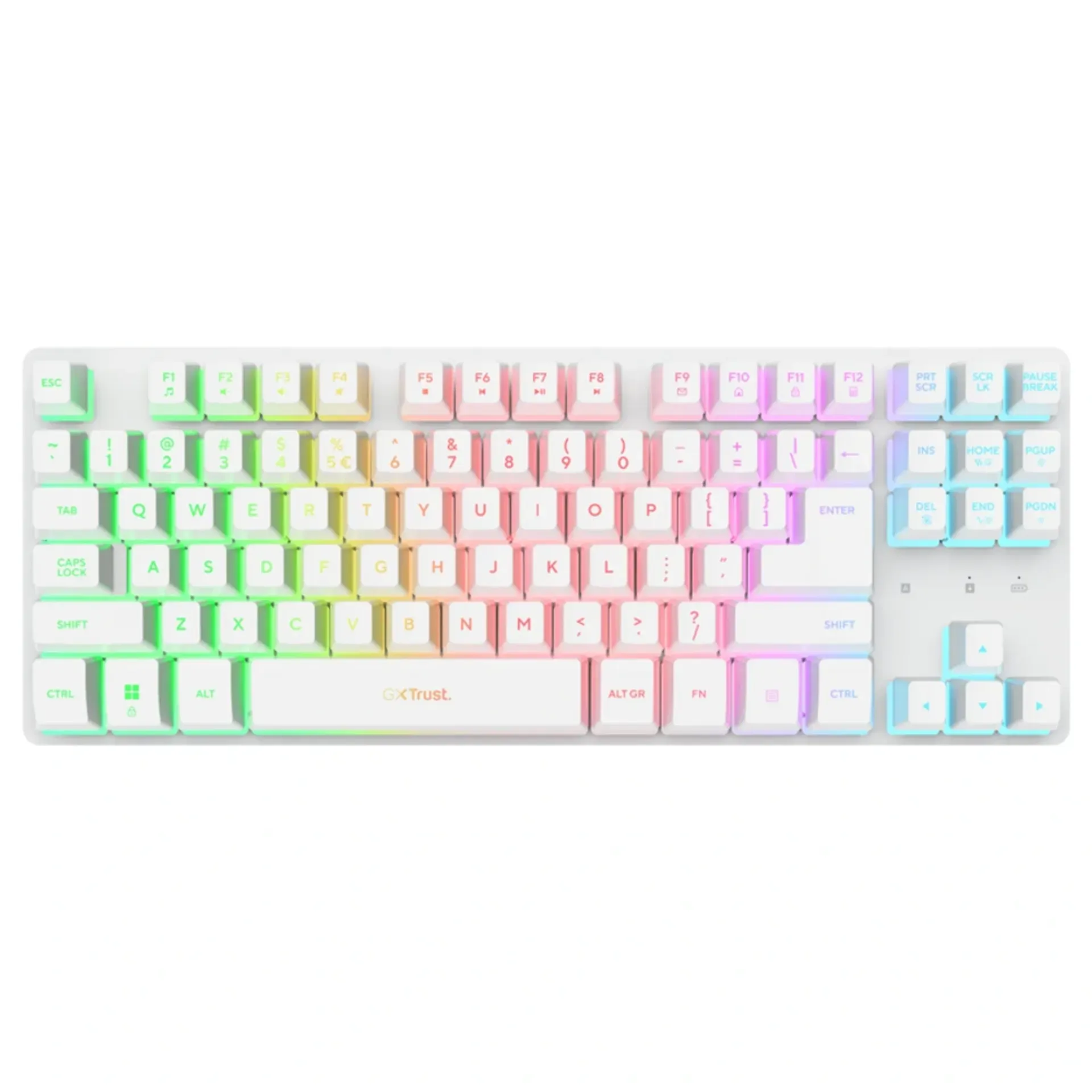 TRUST GXT 831W Thado TKL White US Tastatura