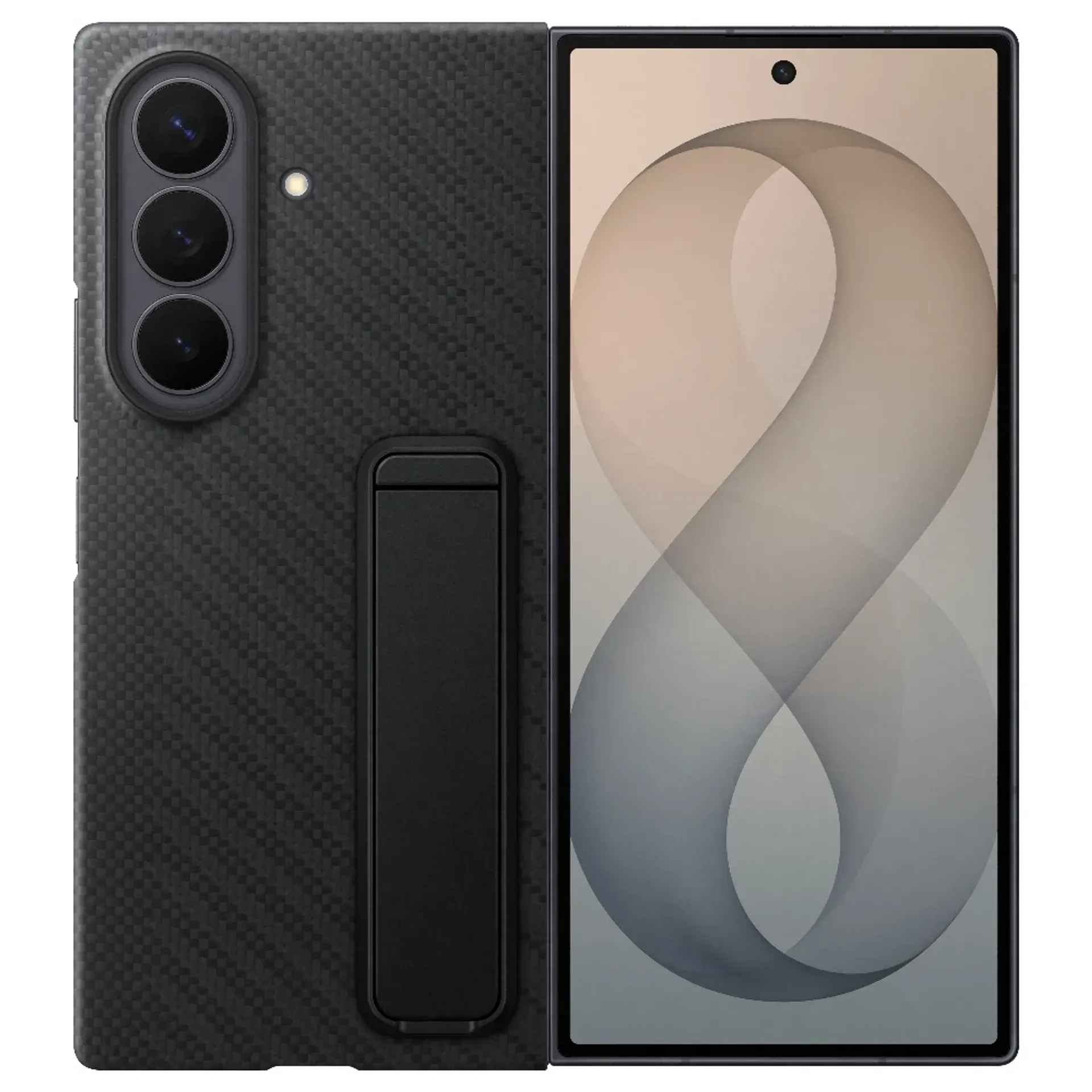 SAMSUNG Carbon Standing maska za Galaxy Z Fold8 Ultra Black