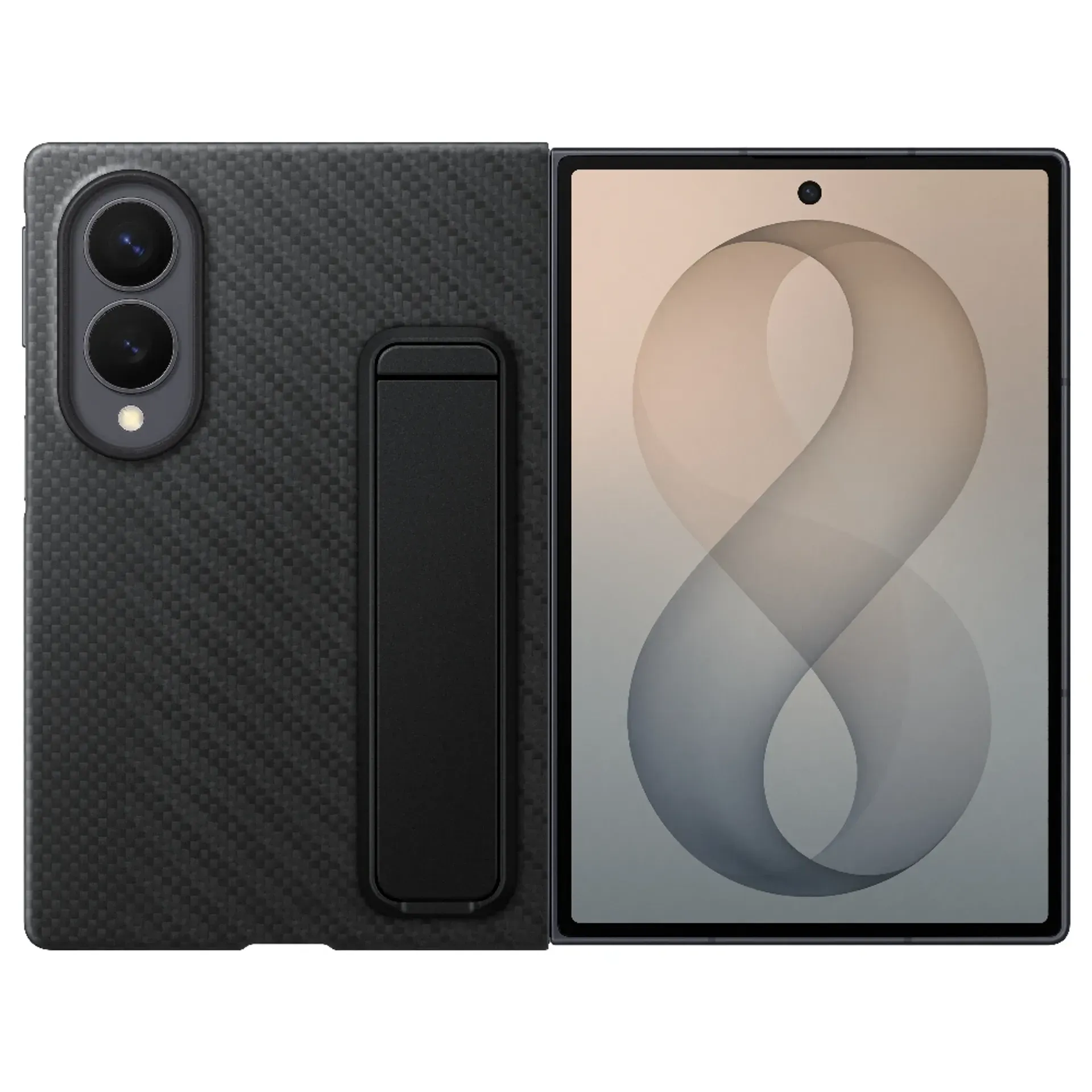 SAMSUNG Carbon Standing maska za Galaxy Z Fold8 Black