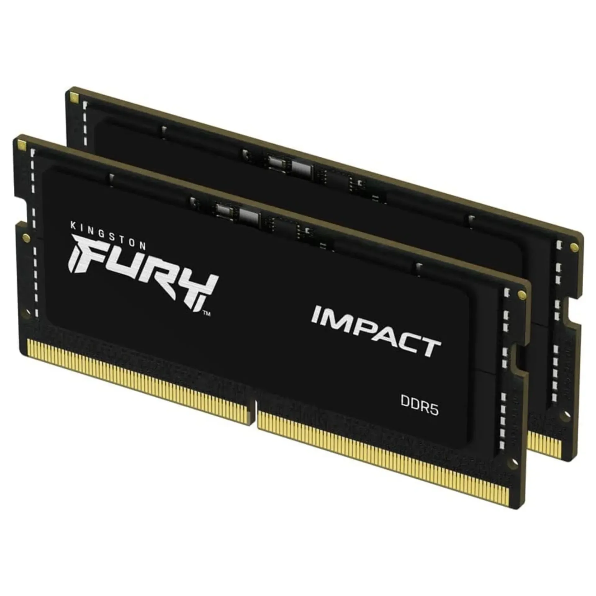 KINGSTON FURY Impact Black XMP 32GB (2x16GB) SO-DIMM DDR5 6000MHz CL38