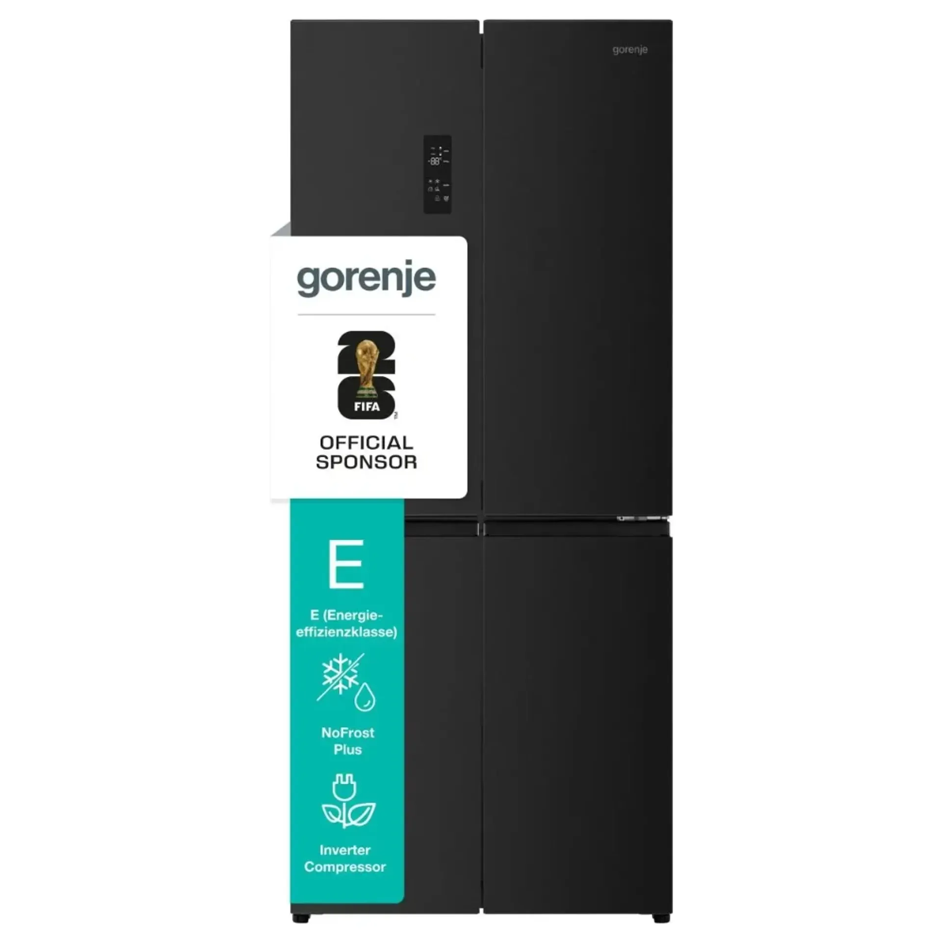 GORENJE NRM819E61BX Side by side frižider