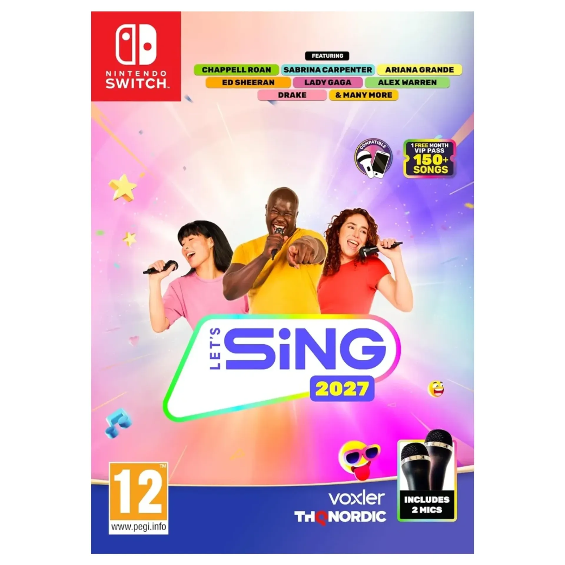 SWITCH Let's Sing 2027 - 2 Mic Bundle