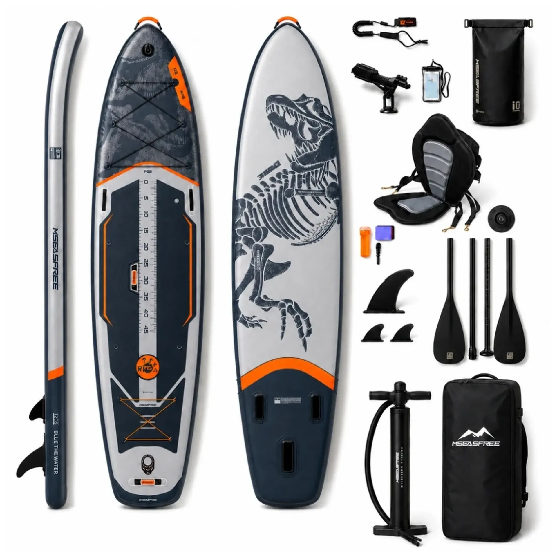 MSEASFREE T-Rex XXXL Arctic SUP Daska