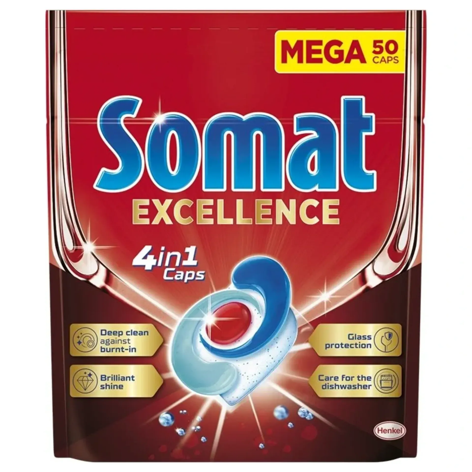 SOMAT Excellence 4in1 50 komada Kapsule za mašinsko pranje posuđa