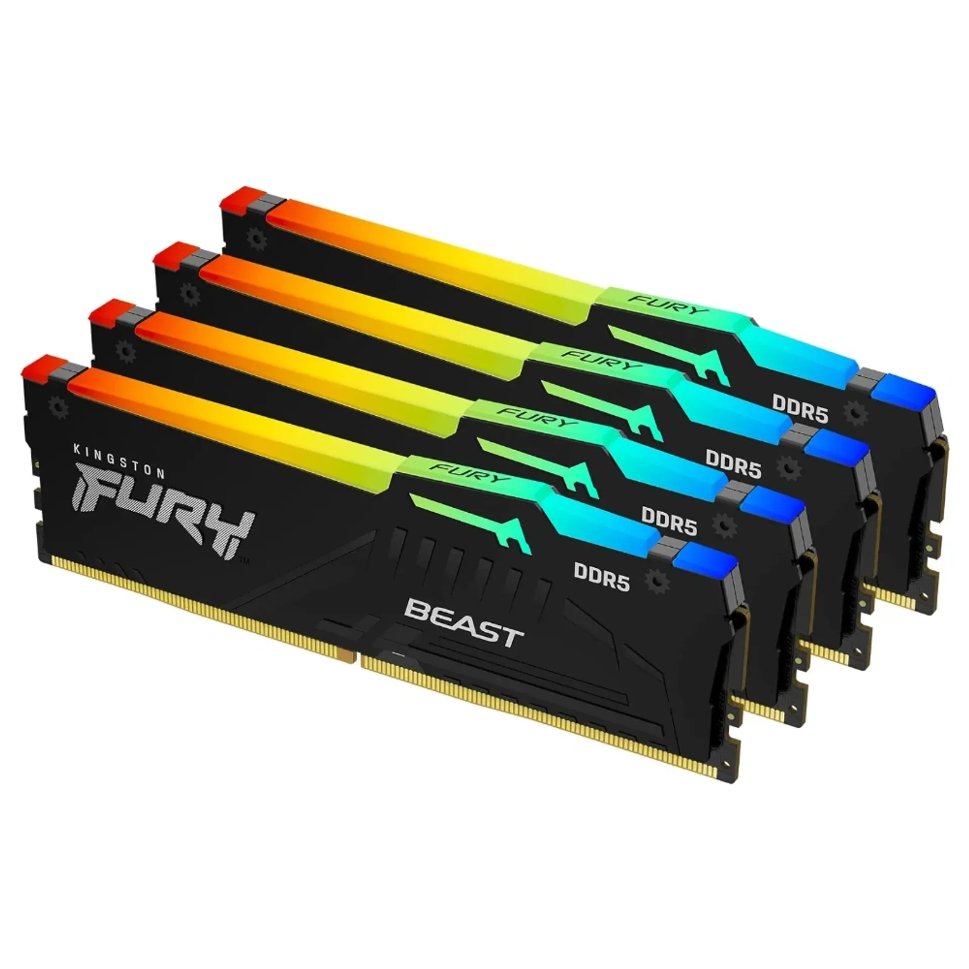 KINGSTON FURY Beast RGB 64GB (4x16GB) DDR5 6000MHz CL40