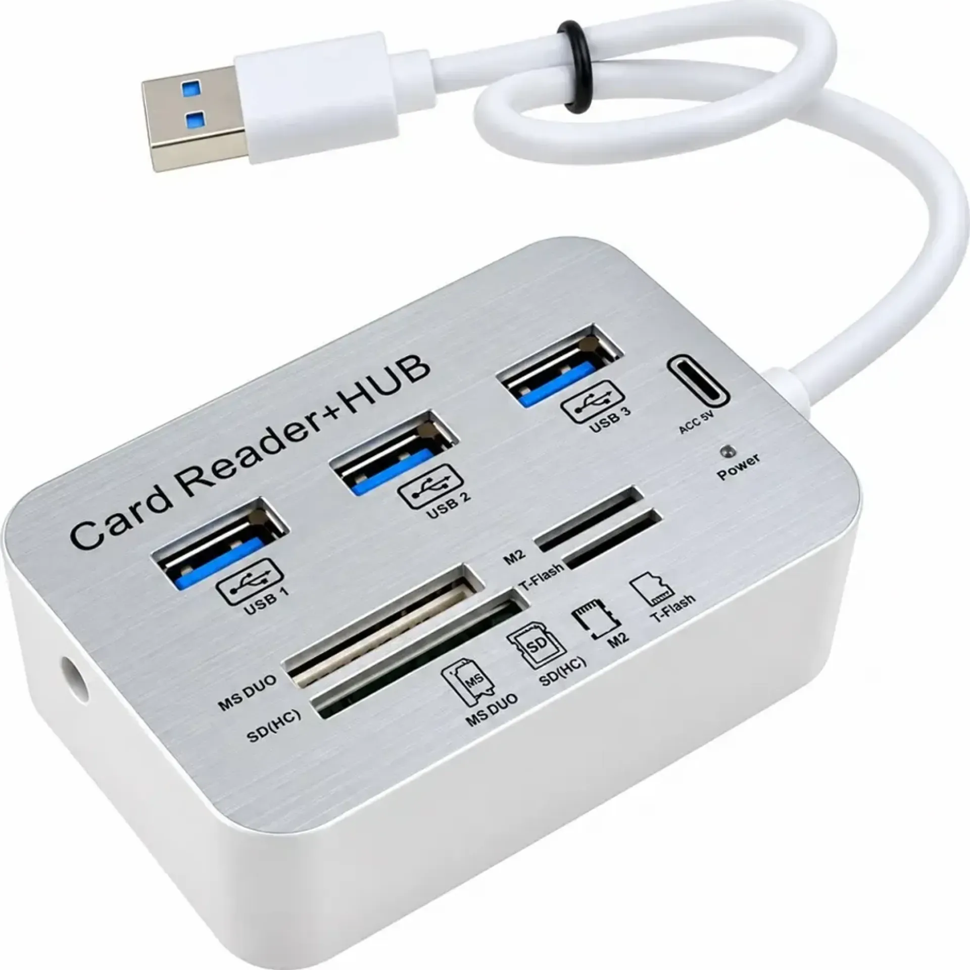 KETTZ KT-HC731 USB 3.0 Hub/Čitač kartica 7 u 1