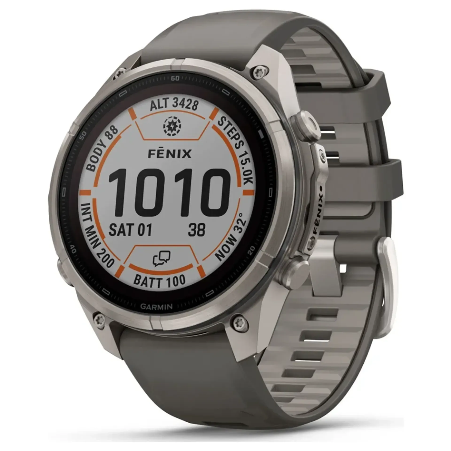 GARMIN Fenix 9 Pro Solar 47 mm inReach Pebble Gray