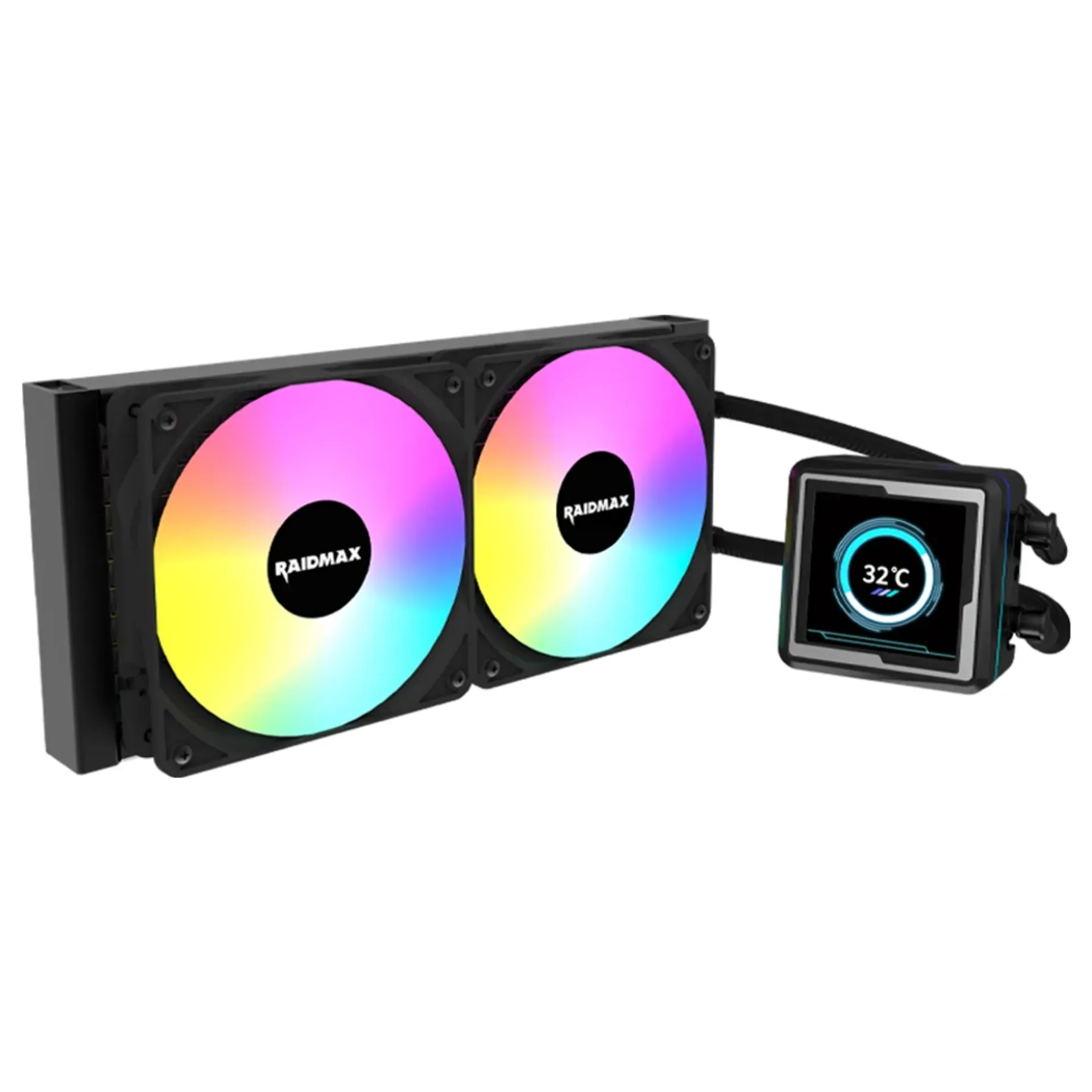 RAIDMAX LM240 LCD RGB Black