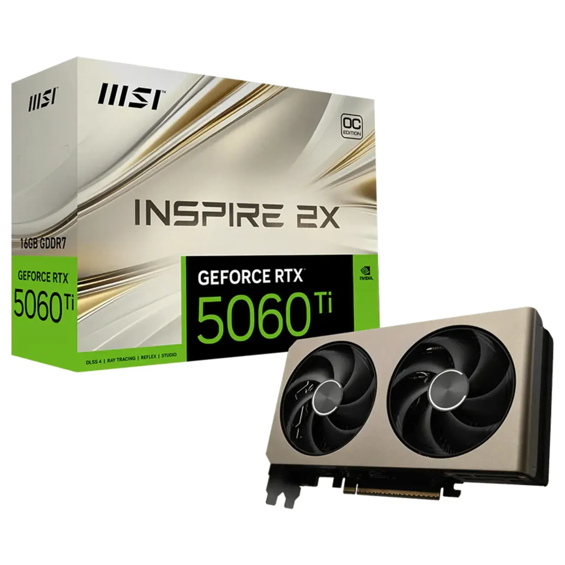 MSI GeForce RTX 5060 Ti 16G INSPIRE 2X OC