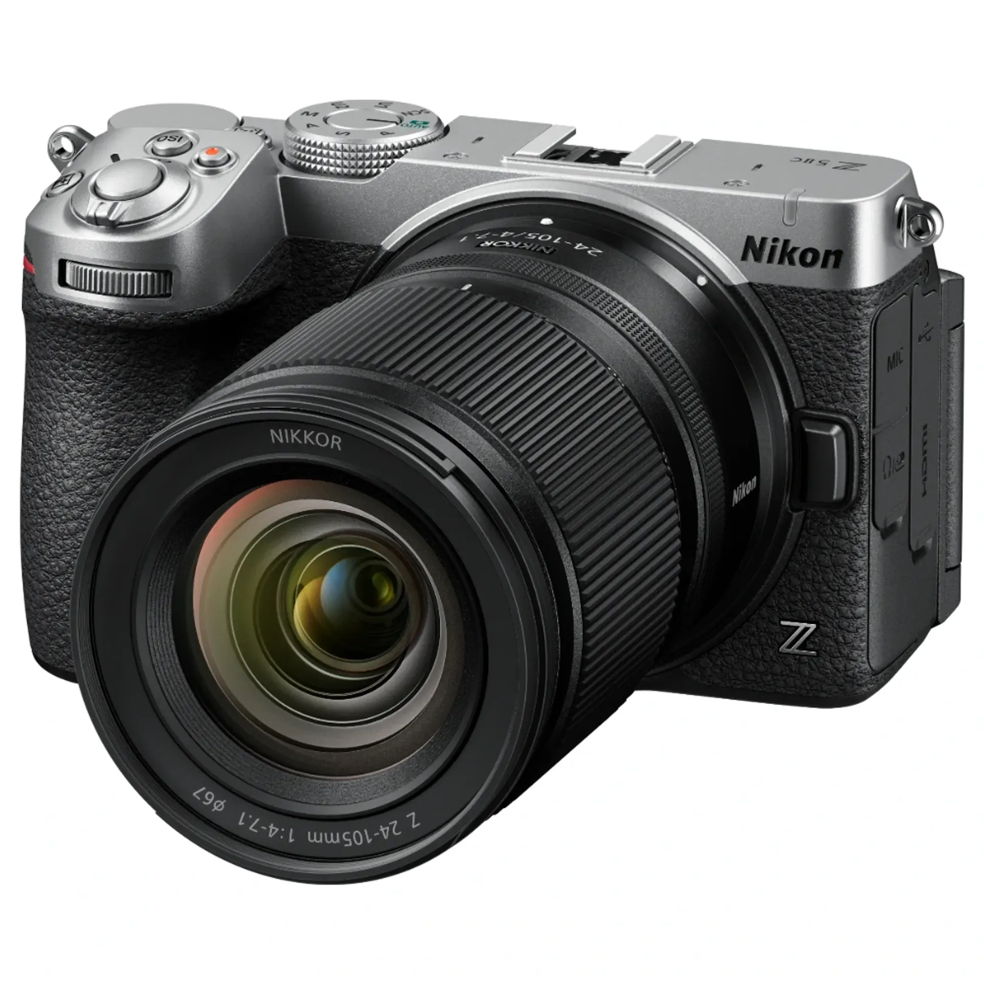 NIKON Z5IIC Digitalni fotoaparat + Z 24 - 105 mm f/4-7.1 Objektiv Sivi