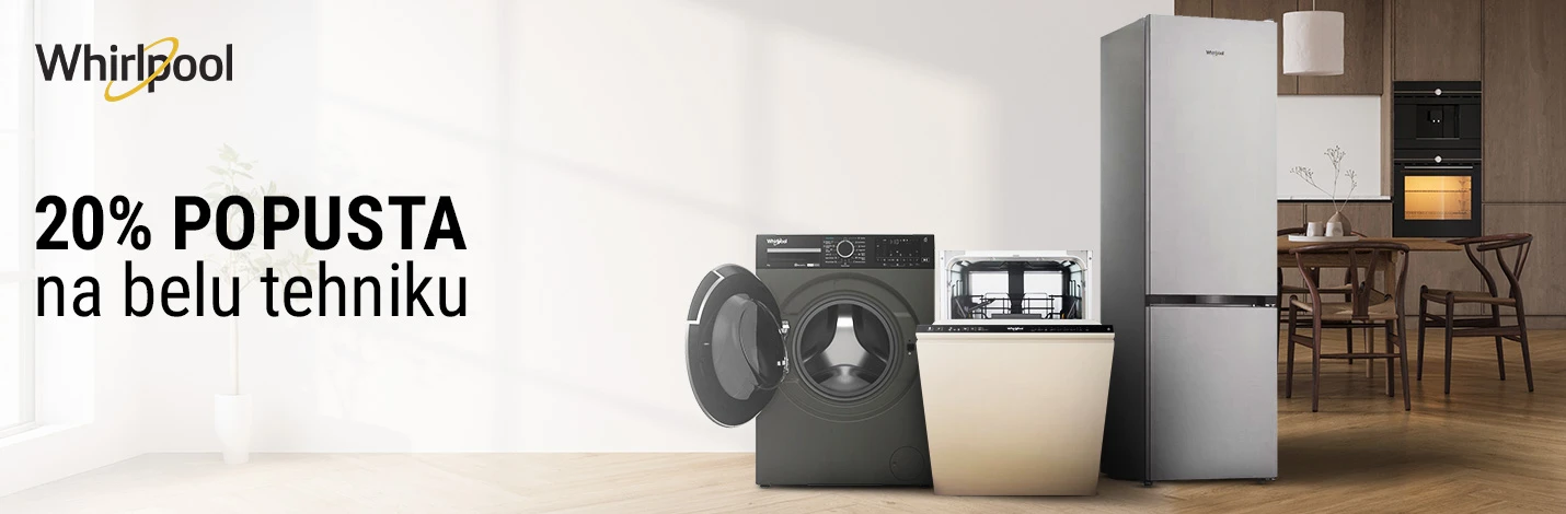 20% popusta na Whirlpool belu tehniku